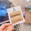 2Pcs/Card Faux cashmere rectangular Snap Clip for Baby Girls PP180