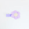 Knit Cotton With Allot Snap Clip Petal Flower Hair Pin PP182