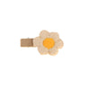 Knit Cotton With Allot Snap Clip Petal Flower Hair Pin PP182