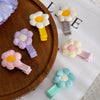 Knit Cotton With Allot Snap Clip Petal Flower Hair Pin PP182