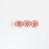 Handmade Kint Cotton Triple Flowers Hair Pin PP183