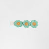 Handmade Kint Cotton Triple Flowers Hair Pin PP183