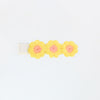 Handmade Kint Cotton Triple Flowers Hair Pin PP183