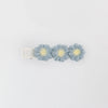 Handmade Kint Cotton Triple Flowers Hair Pin PP183