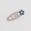 Knit Cotton With Alloy Snap Clip Small Daisy Hair Pin PP184