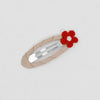 Knit Cotton With Alloy Snap Clip Small Daisy Hair Pin PP184