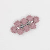 Knit Cotton Daisy Hair Clips With Alloy Snap Clip PP185