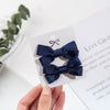 2Pcs/Set Candy Color Small Bow Ribbon Baby Hairclips PP192