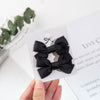 2Pcs/Set Candy Color Small Bow Ribbon Baby Hairclips PP192