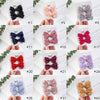 2Pcs/Set Candy Color Small Bow Ribbon Baby Hairclips PP192