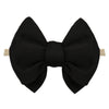 Solid Puff Big Bow Headband