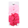 4Pcs/Set Grosgrain Ribbon Bow with Strong Alligator Hair Clips