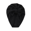 Solid Bow Turban Baby Hat