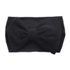 Solid Faux Cashmere Turban Bow Headband