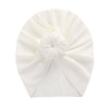 Solid Ribbed Bunny Knot Turban Hats