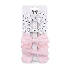 4Pcs/set Floral Print Hair Bow Clips