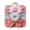 3Pcs/Lot Solid Nylon Newborn Baby Boy Girl Headband