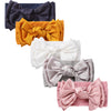 5Pcs/Set Silk Chiffon Bow Knotted Headband