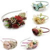 Vintage Flowers Crown Baby Girl Headbands