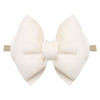 Solid Puff Big Bow Headband