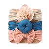 3Pcs/Lot Solid Nylon Newborn Baby Boy Girl Headband