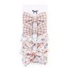 4Pcs/set Floral Print Hair Bow Clips