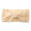 Solid Elastic Bow Baby Headband