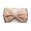 Solid Faux Cashmere Turban Bow Headband