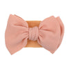 Solid Big Bow Topknot Headband