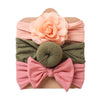 3Pcs/Lot Solid Nylon Newborn Baby Boy Girl Headband