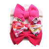 3Pcs/Set Sunflower Cow Print Baby Girls Headband