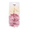 4Pcs/Set Grosgrain Ribbon Bow with Strong Alligator Hair Clips