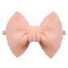 Solid Puff Big Bow Headband