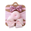 3Pcs/Lot Solid Cute Donuts Wide Baby Boy Girl Headband