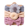 3Pcs/Lot Solid Nylon Newborn Baby Boy Girl Headband