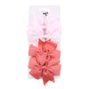 4Pcs/Set Grosgrain Ribbon Bow with Strong Alligator Hair Clips