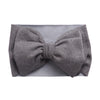 Solid Faux Cashmere Turban Bow Headband