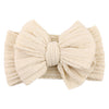 Solid Cable Bow Baby Headband