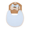 Solid Bamboo Cotton Baby Boy Girl Bib Lace Bow Headband