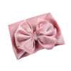 Solid Velvet Baby Bow Winter Headband