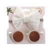 2Pcs/Set Heart Mental Sunglasses Headband