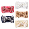 5Pcs/Set Silk Chiffon Bow Knotted Headband