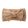 Solid Elastic Bow Baby Headband