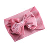 Solid Velvet Baby Bow Winter Headband