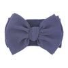 Solid Big Bow Topknot Headband