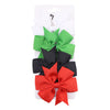 4Pcs/Set Grosgrain Ribbon Bow with Strong Alligator Hair Clips