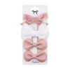 4Pcs/set Floral Print Hair Bow Clips