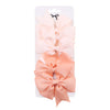 4Pcs/Set Grosgrain Ribbon Bow with Strong Alligator Hair Clips