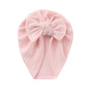 Solid Bow Turban Baby Hat