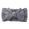 Solid Elastic Bow Baby Headband